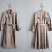1980s vintage classic kaki trench coat