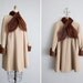 1940s vintage mink fur trimmed wool coat