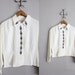 vintage wrought iron collared blouse