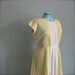 1950s vintage LEMON tea dress