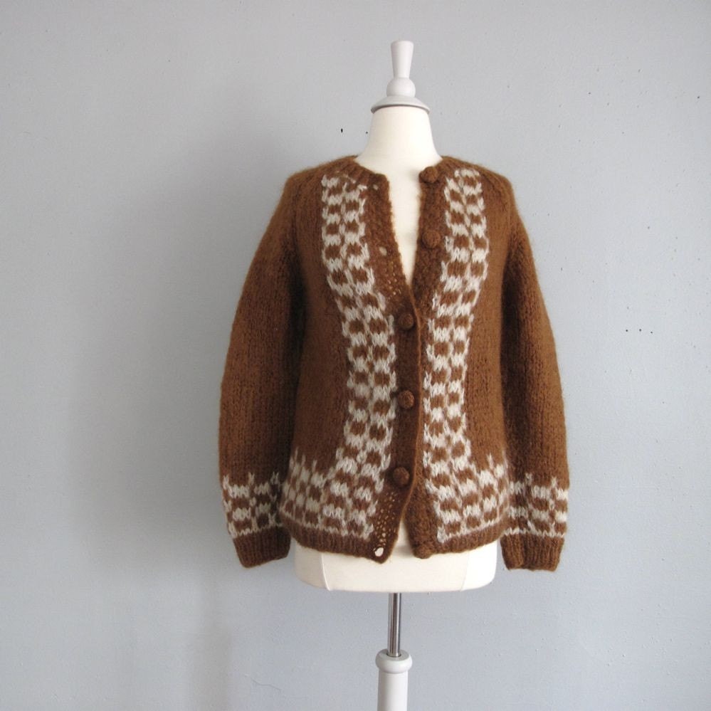 vintage ITALIAN MOHAIR chunky sweater