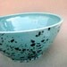 Speckled Robins Egg Large Bowl - Handmade wheel thrown stoneware pottery