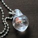 Jellyfish pendant, glass jellyfish, lampwork jellyfish pendant, artisan glass, sra artist