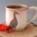 Stoneware Mug - Mottled Duck -13 oz - Hand Thrown Stoneware