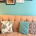 NEW SALE Blue Paisley Floral Pillow Cover