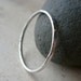 FINE AND FUSED - A Single Fine Silver Stackable Ring