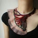 Eurystomella Aupouria ... Freeform Beaded Crochet Necklace