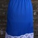 Vintage Blue Regency Lingerie Half Slip - Medium