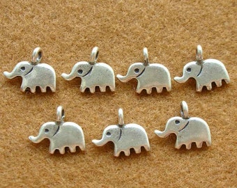 Karen Silver ELEPHANT CHARMS - 4 Pieces