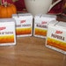4 Vintage French's Spice tins Curry powder Paprika Cream of Tartar Marjoram