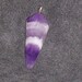 Clearance-Amethyst Stone Pendant with Sterling Silver Bail