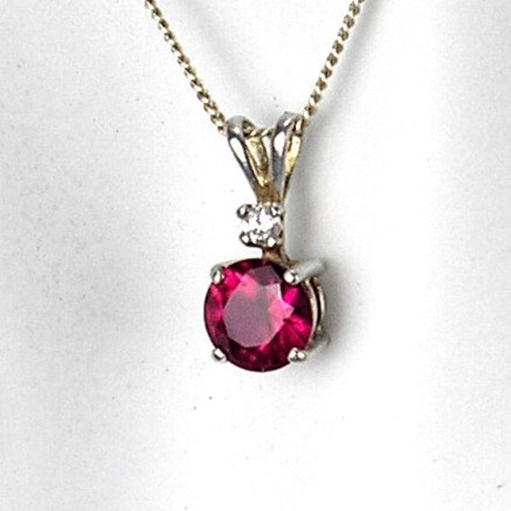 Handmade Pendant Red Ruby Kiss by TheSpeeceCollection on Etsy