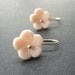 Sakura Blossom Earrings - vintage pink Japanese glass beads and sterling silver jewellery