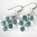 Light Blue Earrings, Sterling Silver Earrings, Handmade, Neptune's Tears