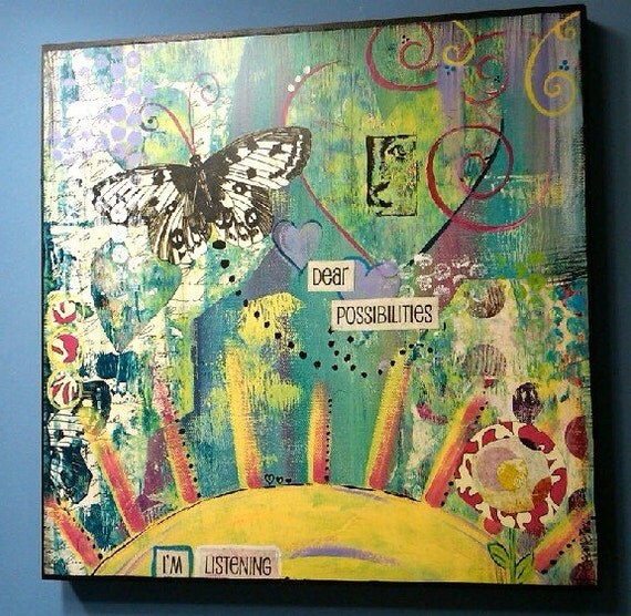Dear Possibilities 10x10 Wood Mounted Print