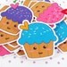 Cupcake Sticker Set