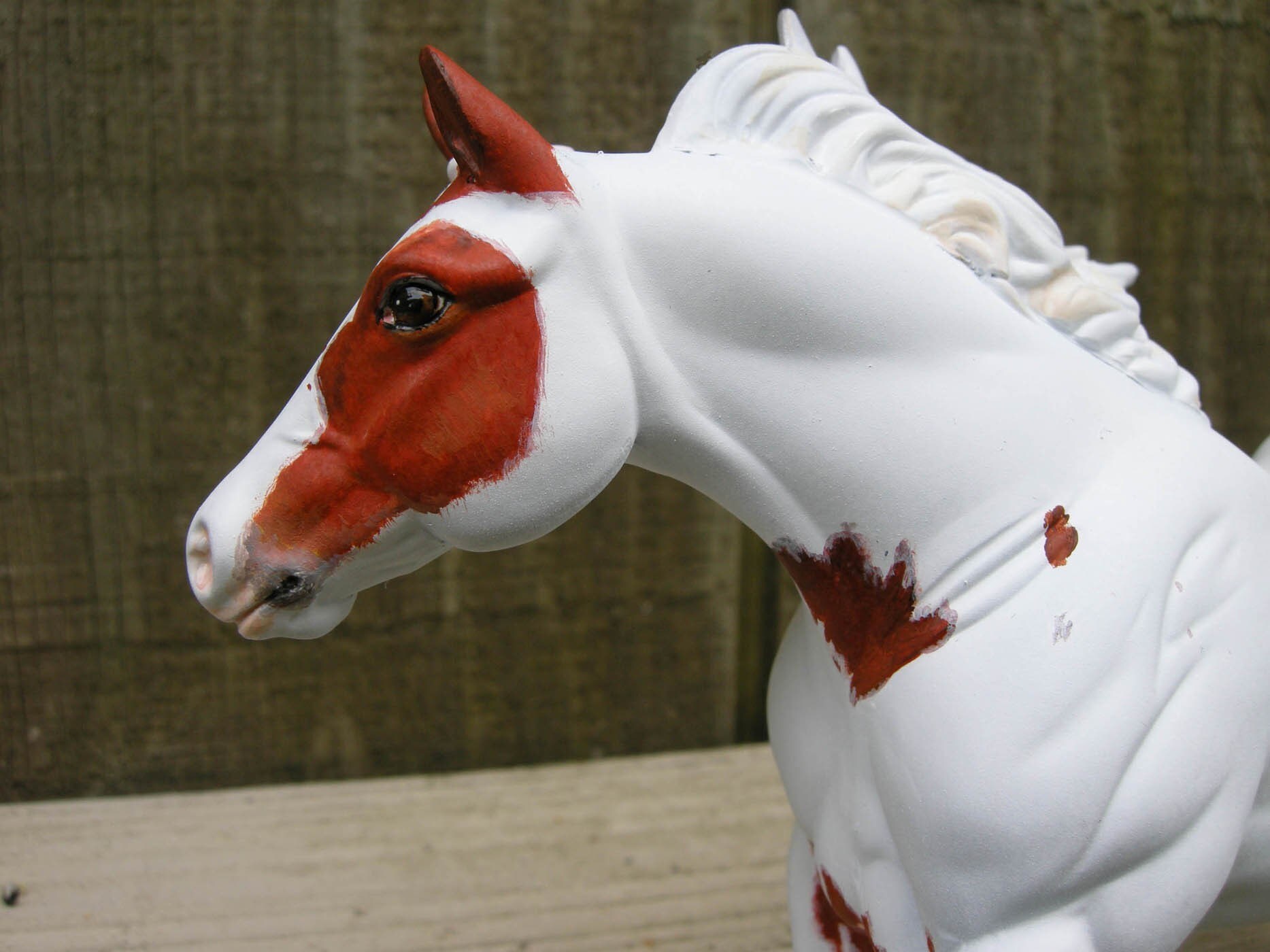 Custom Painted Traditional Sized Breyer Horse by OfNatureDesigns