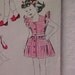 Vintage Hollywood Pattern Playsuit Pinafore UNCUT