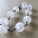 Quartz Crystal Bracelet With Oxidized Sterling Silver