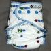 Cloth Diaper Medium Long Fitted - by Little Boppers - Choo Choo