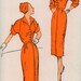 Vintage New York Pattern 1940s UNCUT Sophisicated Cosmopolitan Fashion Very Cool