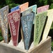 Herb Garden Stakes / Plant Markers - A Set of 3 ceramic garden markers