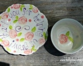 Handpainted Personalized Tea Cup & Saucer, large size Il_170x135