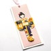Handmade origami kimono doll bookmark (B448)