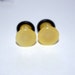 2g Light Pastel Yellow Ear Plugs Body Jewelry 6mm Handmade 2 gauge