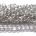 Silver Lined Crystal Czech Glass 4x6mm Baby Bell Flower - 30
