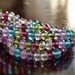 Czech Glass Bead 5x3mm Tourmaline Faceted Donut - LAST 25 pc
