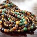 Czech Glass Bead 3mm Picasso Mix Faceted Round - 50