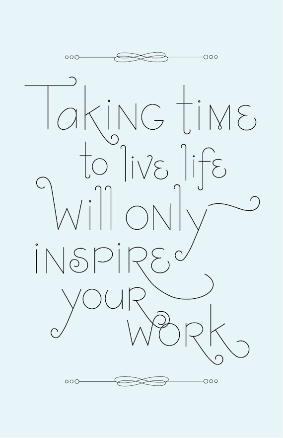 Inspire Your Work Poster