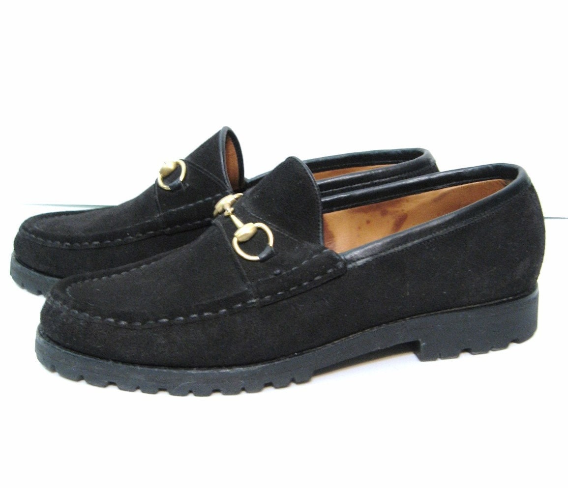 Women Vintage Gucci Horse bit Loafer Shoes Sz 8 by