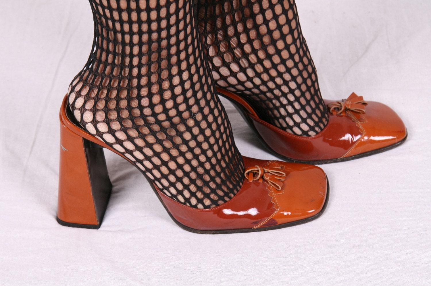 square toe heels prada