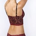 Ready To Ship Size Small Red 'Sassafras' Womens Lingerie Stretch Lace Camisole LAST ONE