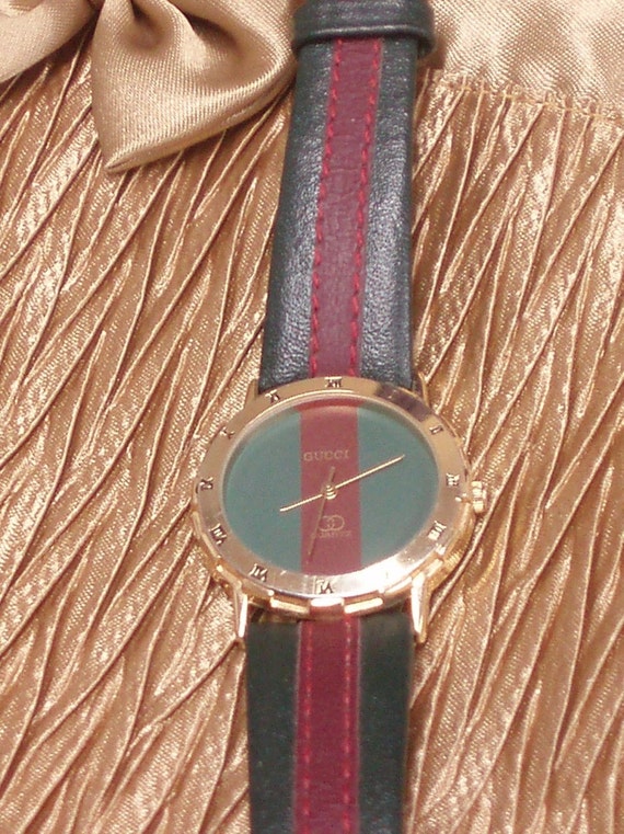 Vintage Mens Gucci Replica Watch by FunkydevazVintage on Etsy
