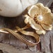 Vintage Marboux Designer Art Nouveau Style Mad Men Rose Brooch Office Fashion Sale