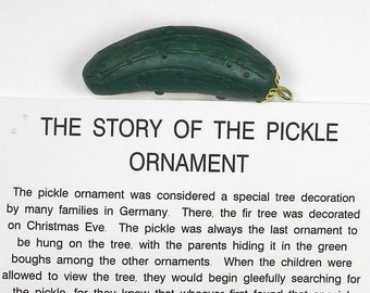 This is an image of Remarkable Christmas Pickle Story Printable This is a graphic of Remarkable Christmas Pickle Story Printable