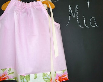 SAMPLE - Pillowcase Dress or Top - Heather Bailey - Will fit Size 6 month up to 4T - by Boutique Mia and More - Ready To Ship