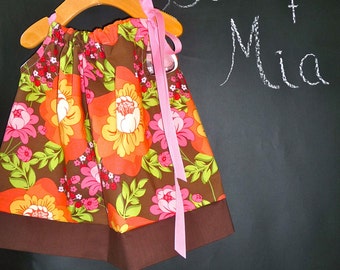 SAMPLE - Pillowcase Dress or Top - Sandi Henderson - Will fit Size 3 month up to 3T - by Boutique Mia and More - Ready To Ship