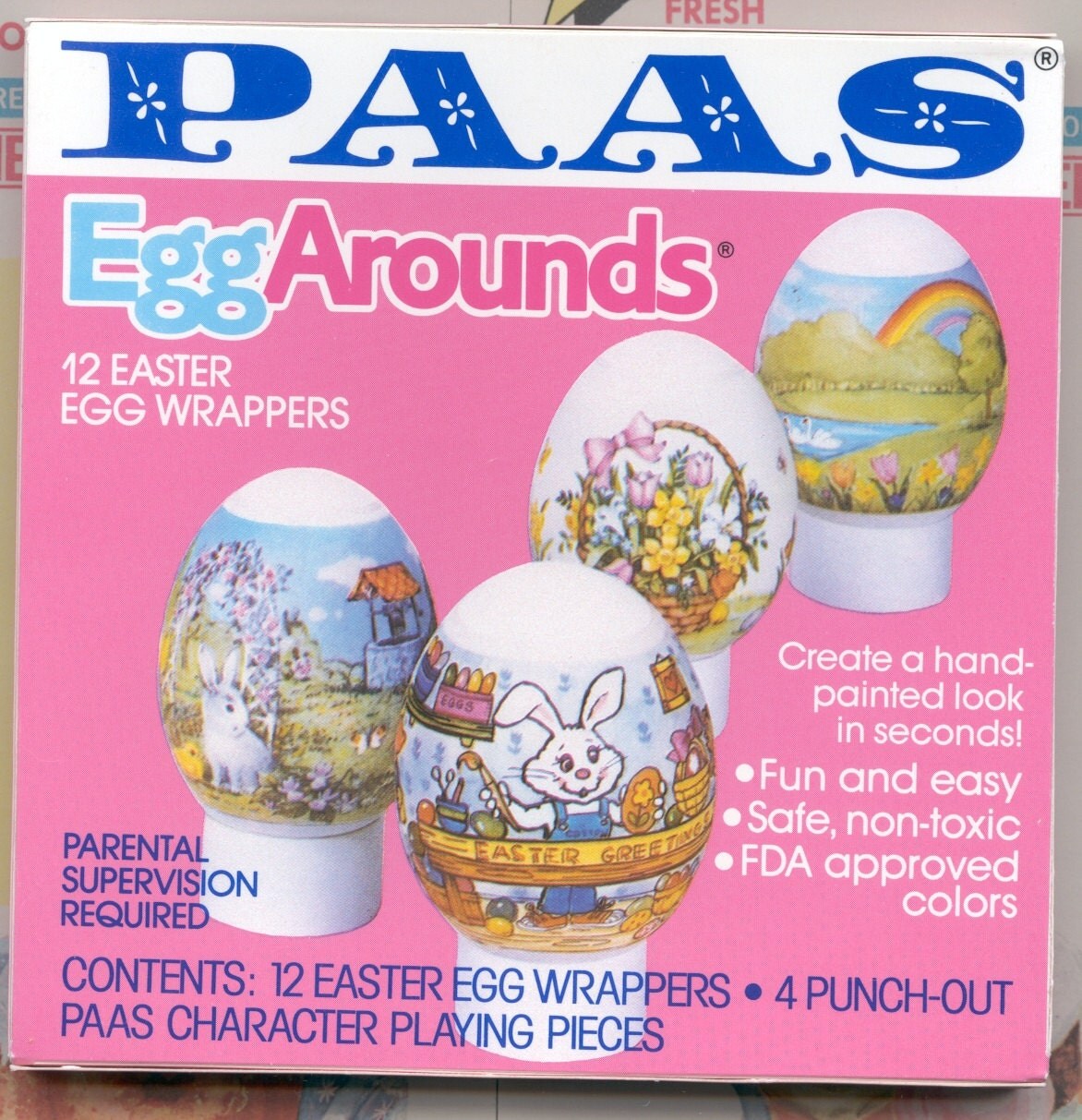 PAAS r / Egg Arounds / 12 Easter Egg Wrappers by chocolateletters