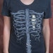CAGED on heather black women's small