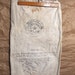 Fabulous old Canvas Bag with numbers and writing State of Texas Seal Highways Department Typography