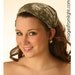 Extra Wide Sage Green Floral Print Bandana Head Scarf