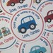 Transportation Party Favor Tags- Cars, Trucks, Trains andHelicopters