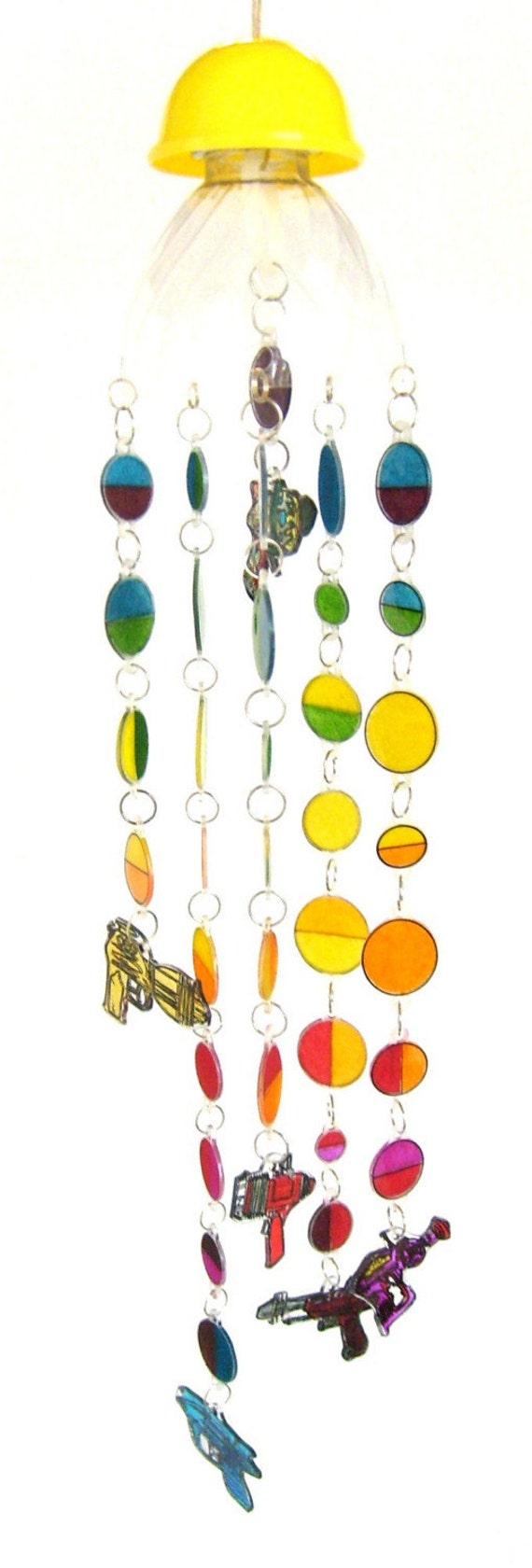 Raygun Suncatcher Mobile by MaryJeansThings on Etsy