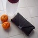 Reusable Wrap for Sandwich Wraps in dark brown hemp--FREE SHIPPING