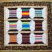 Sewing Art Quilt Wall Hanging, "Sew Many Choices"
