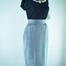 Sexy fitted pencil skirt size small / medium Pockets high waist Mad Men knee length Bombshell